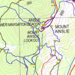 Routes up Mt Ainslie from south